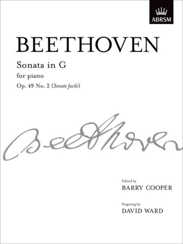 Beethoven Piano Sonata in G Op 49 No 2 Sonate faci