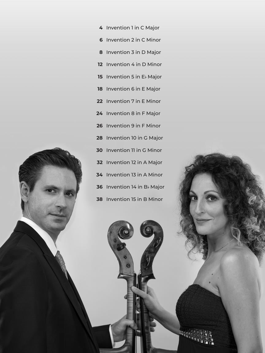 Two Part Inventions by J.S. Bach for Cello Duet - Hal Leonard
