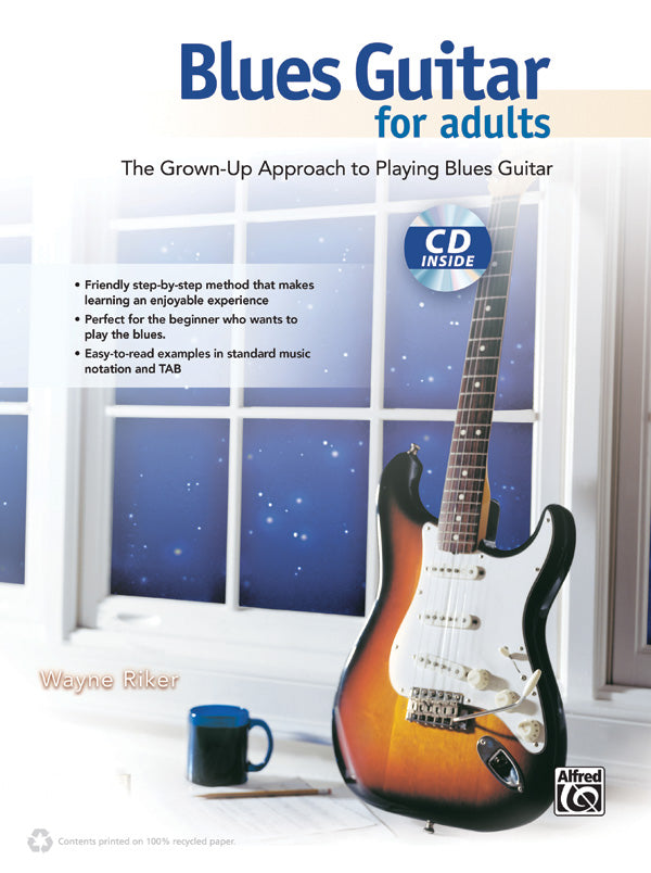 BLUES GUITAR FOR ADULTS BK/CD