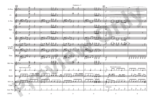 Dr. Feelgood – Marching Band Conductor Score & Parts (Digital Download)