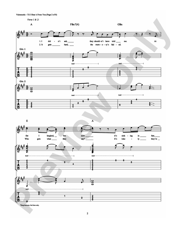 Til I Hear It From You - Guitar TAB (Digital Download)