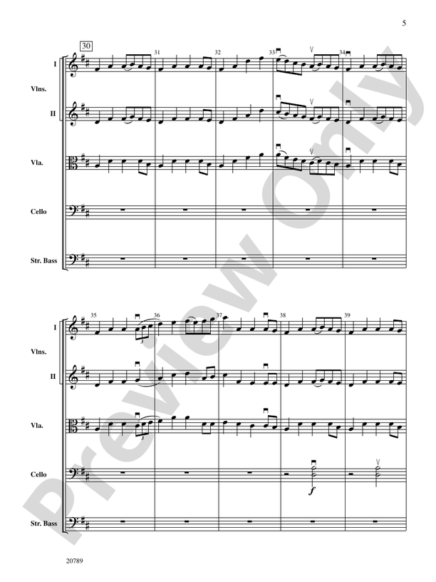 Fiddle-Fest – String Orchestra Conductor Score & Parts (Digital Download)