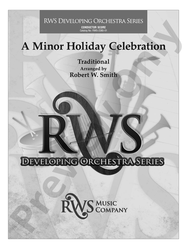A Minor Holiday Celebration - Full Orchestra Conductor Score & Parts (Digital Download)