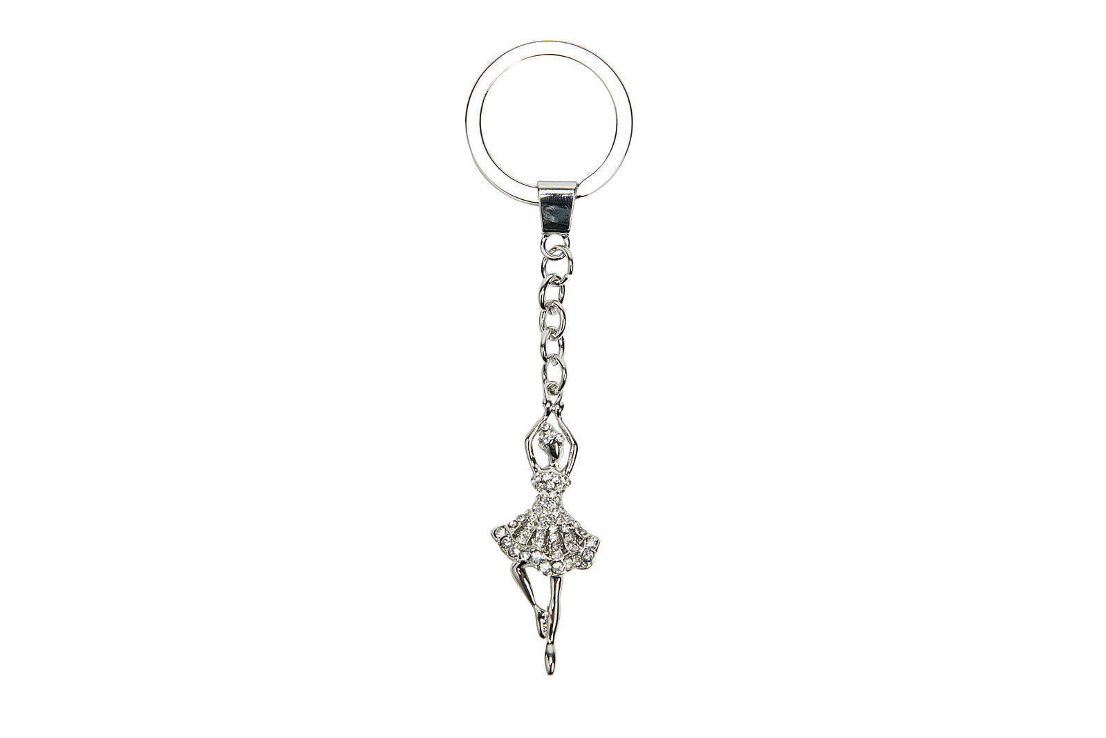 Keyring Ballerina with Diamontes