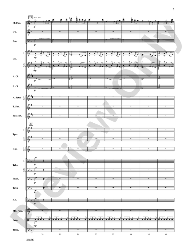 Eire - Concert Band Conductor Score & Parts (Digital Download)