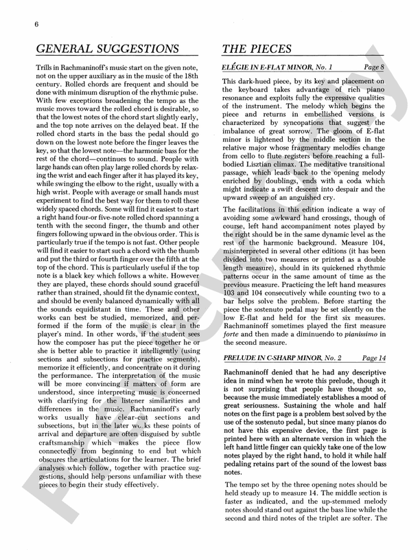 Rachmaninoff - Fantasy Pieces, Opus 3 - Piano (Digital Download)