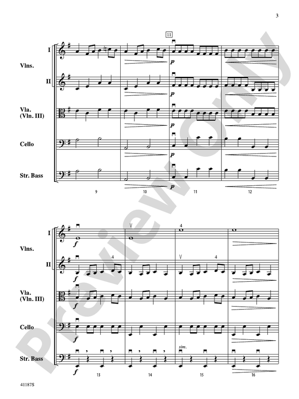 Crepuscule – String Orchestra Conductor Score & Parts (Digital Download)