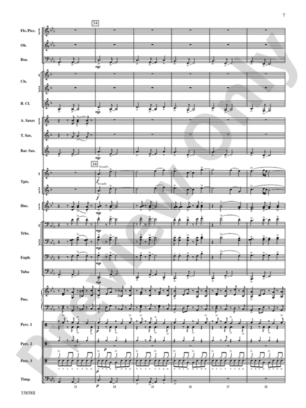 Danzas Cubanas - Concert Band Conductor Score & Parts (Digital Download)
