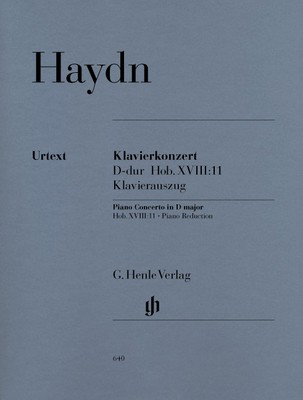 Haydn - Concerto Hob18 #11 in Dmaj - 2 Pianos 4 Hands Henle HN640