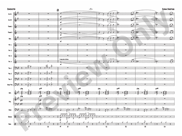 Cuban Overture - Jazz Ensemble Conductor Score & Parts(Digital Download)