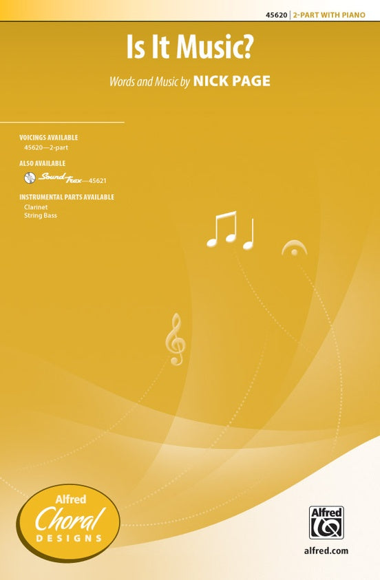 Is It Music? – 2-Part Choral Octavo (Digital Download)
