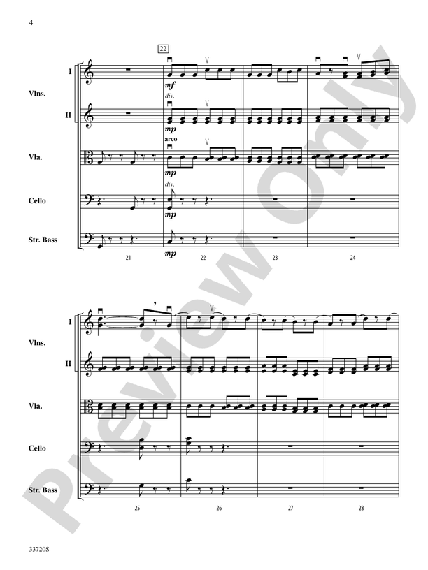 Tarantelle – String Orchestra Conductor Score & Parts (Digital Download)