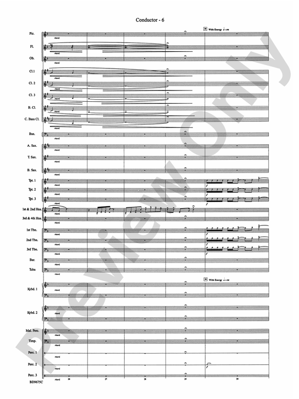 Twelve Seconds to the Moon - Concert Band Conductor Score & Parts (Digital Download)