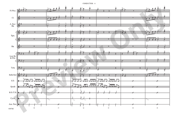 Birthday – Marching Band Conductor Score & Parts (Digital Download)