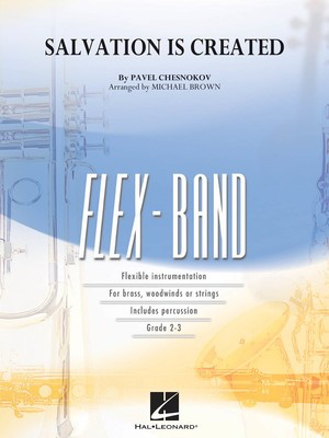 Salvation Is Created - Chesnokov Arr Brown - Flex-Band Gr. 2-3 - Hal Leonard Score/Parts