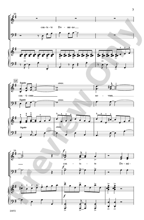 Cantate Domino – SAB Choral Octavo (Digital Download)