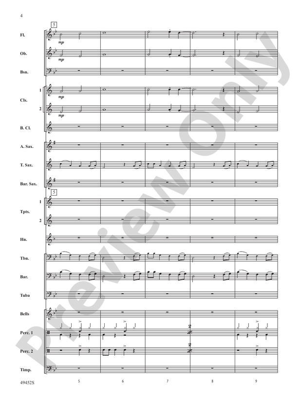 Meant To Be - Concert Band Conductor Score & Parts (Digital Download)