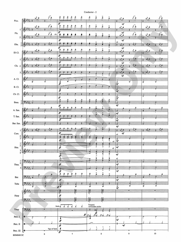 Nobles of the Mystic Shrine (March) - Concert Band Conductor Score & Parts (Digital Download)