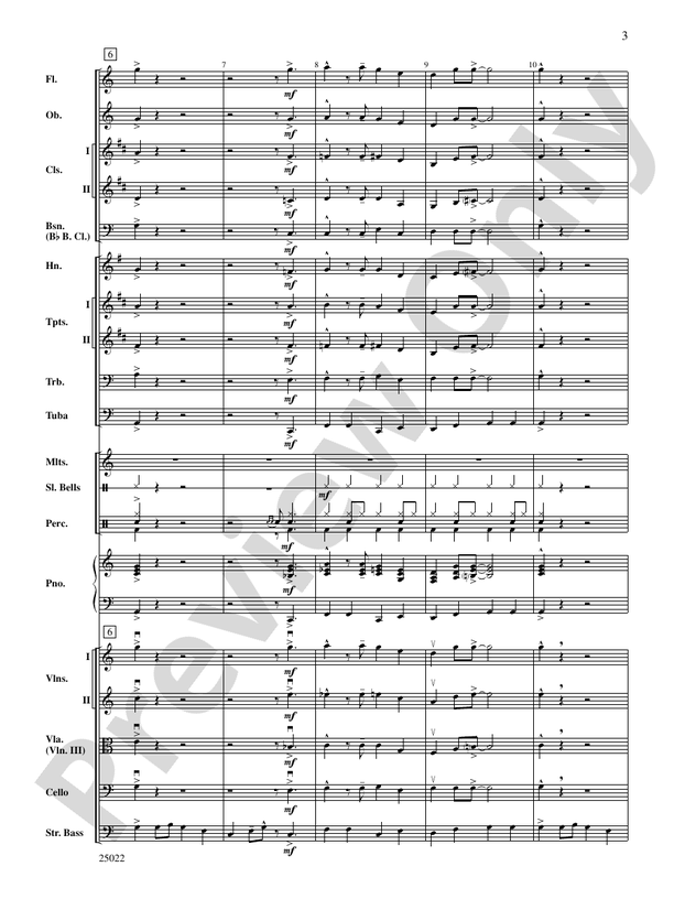 Swingin' on the Housetop – Full Orchestra Conductor Score & Parts (Digital Download)