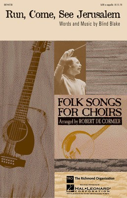 Run, Come, See Jerusalem - SATB Robert DeCormier TRO - The Richmond Organization Choral Score Octavo