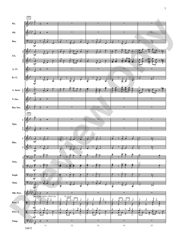 Buenaventura - Concert Band Conductor Score & Parts (Digital Download)