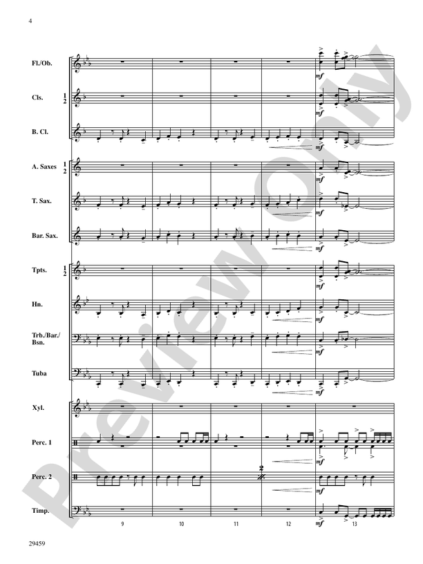 Conundrum - Concert Band Conductor Score & Parts (Digital Download)