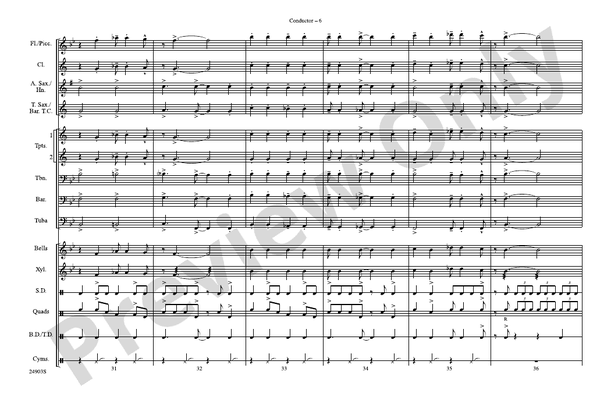 The Joint Is Jumpin' – Marching Band Conductor Score & Parts (Digital Download)