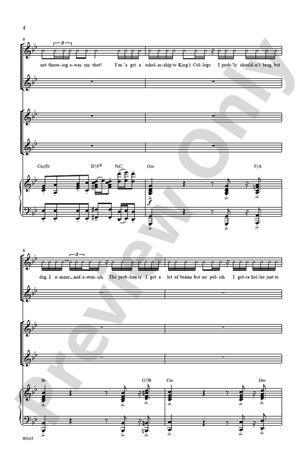 My Shot – SSA Choral Octavo (Digital Download)