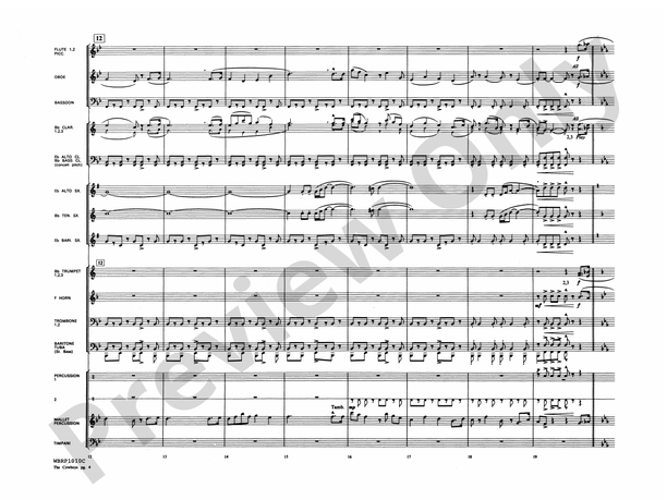 The Cowboys (Grade 3) - Concert Band Conductor Score & Parts (Digital Download)