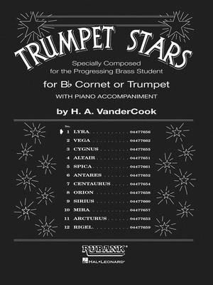 Lyra - Bb Trumpet/Cornet Solo with Piano - Grade 1 - H.A. VanderCook - Bb Cornet|Trumpet Rubank Publications
