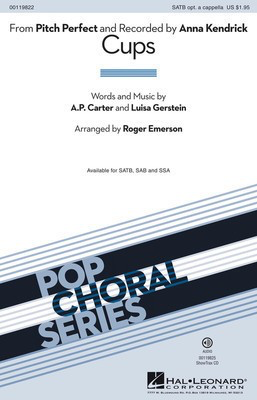 Cups - (from Pitch Perfect) - SSA Roger Emerson Hal Leonard Choral Score Octavo