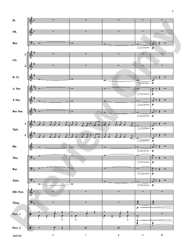 Heartbeat Song - Concert Band Conductor Score & Parts (Digital Download)