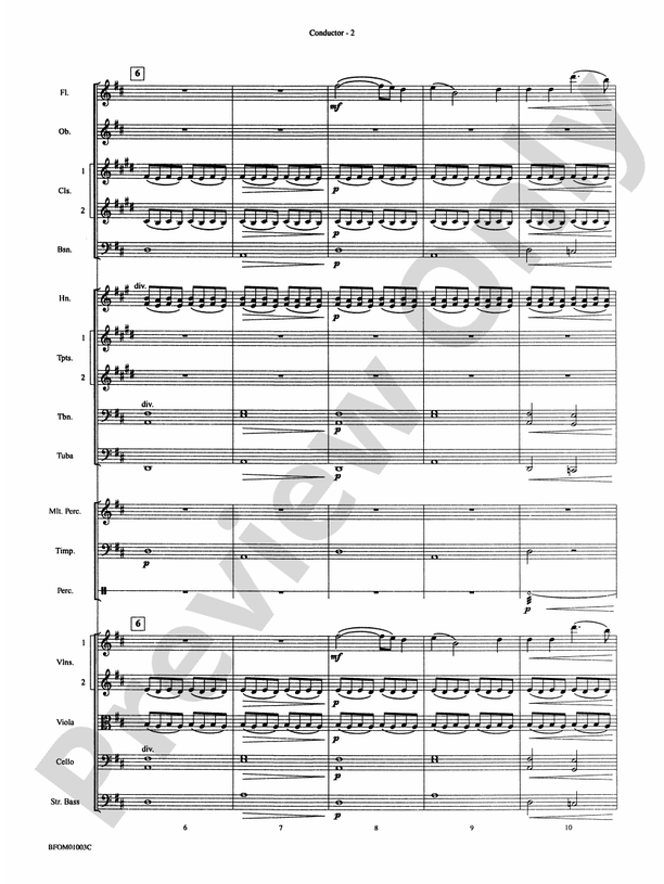 River Songs (based on "Deep River" and "Shall We Gather at the River") – Full Orchestra Conductor Score & Parts (Digital Download)