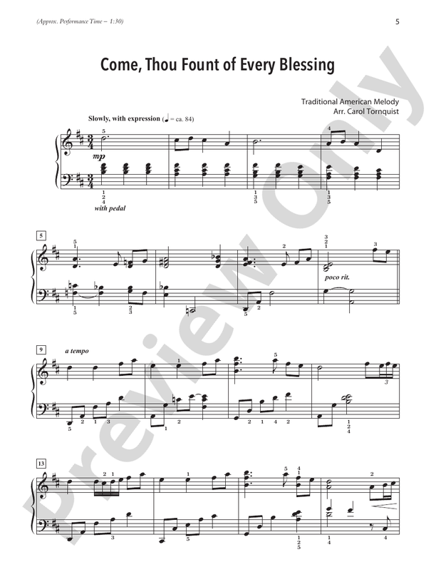 Offertories for Worship: Hymns: Piano Arrangements for Offerings or Other Occasions - Piano (Digital Download)