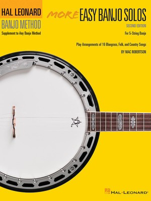More Easy Banjo Solos - Banjo Solo - Banjo Mac Robertson|Robbie Clement Will Schmid Hal Leonard Banjo TAB with Lyrics & Chords