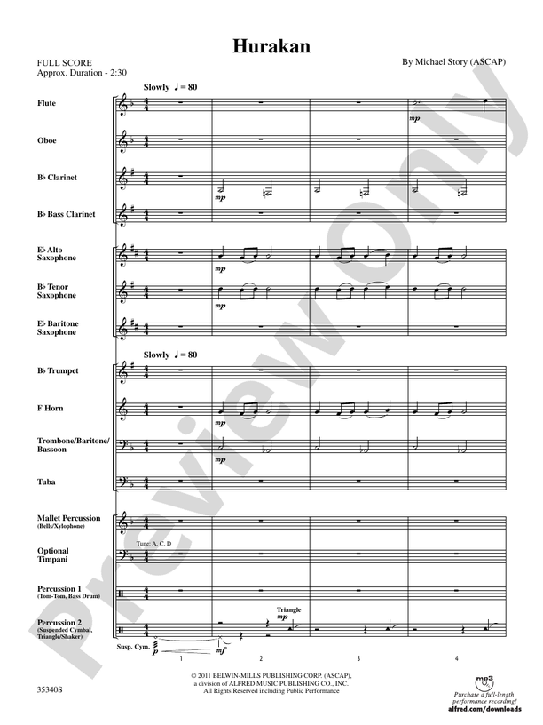Hymn and Folk Dance - Concert Band Conductor Score & Parts (Digital Download)