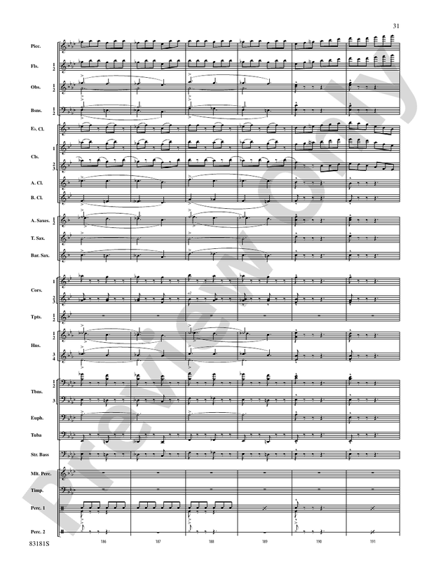 The Irish Washerwoman (from the Irish Suite) - Concert Band Conductor Score & Parts (Digital Download)