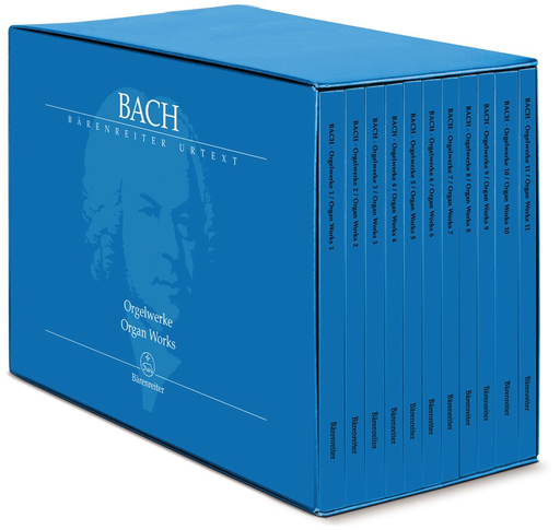 Bach Complete Organ Works 11 Volume Set Pipe Organ Bach Johann Sebastian Barenreiter