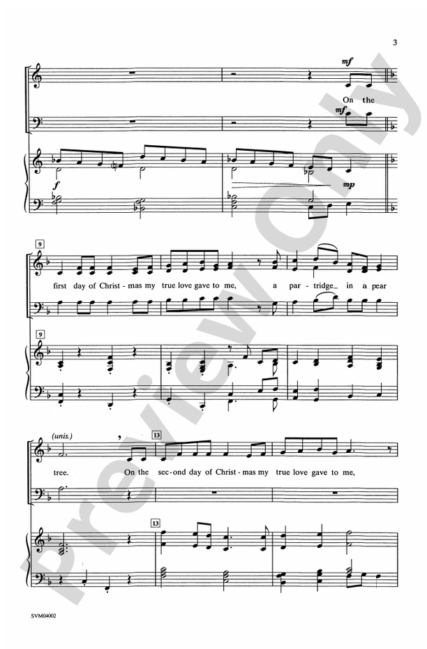 Christmas Comes Again ... In About Three Minutes – 3-Part Mixed Choral Octavo (Digital Download)