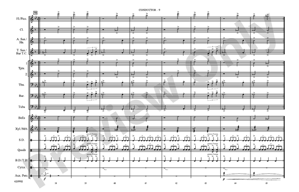 Man of Steel, Part 3 – Marching Band Conductor Score & Parts (Digital Download)