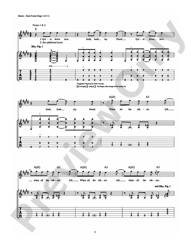 Best Friend - Guitar TAB (Digital Download)