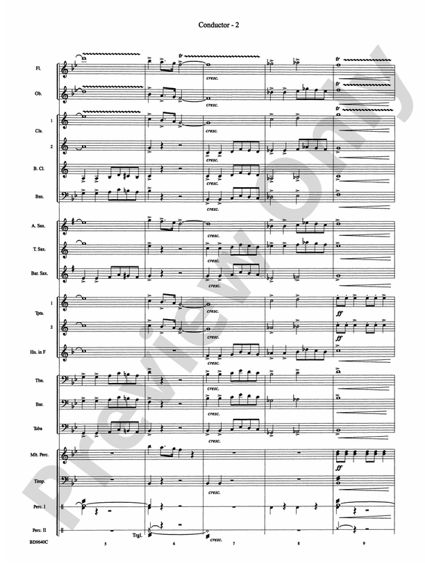 A "Can Can" Christmas - Concert Band Conductor Score & Parts (Digital Download)