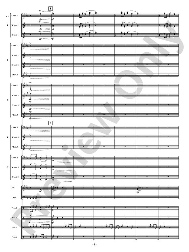 Shadow of the Samurai - Concert Band Conductor Score & Parts(Digital Download)