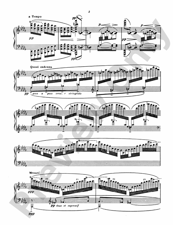 Debussy - Reflets Dans L'eau - Piano Solo (Digital Download)