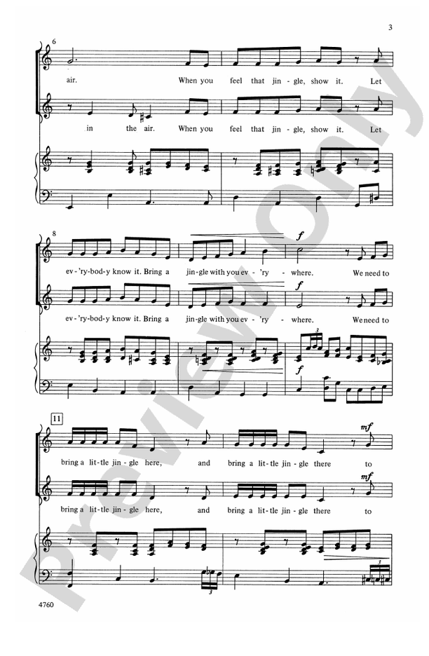 Bring a Little Jingle – 2-Part Choral Octavo (Digital Download)