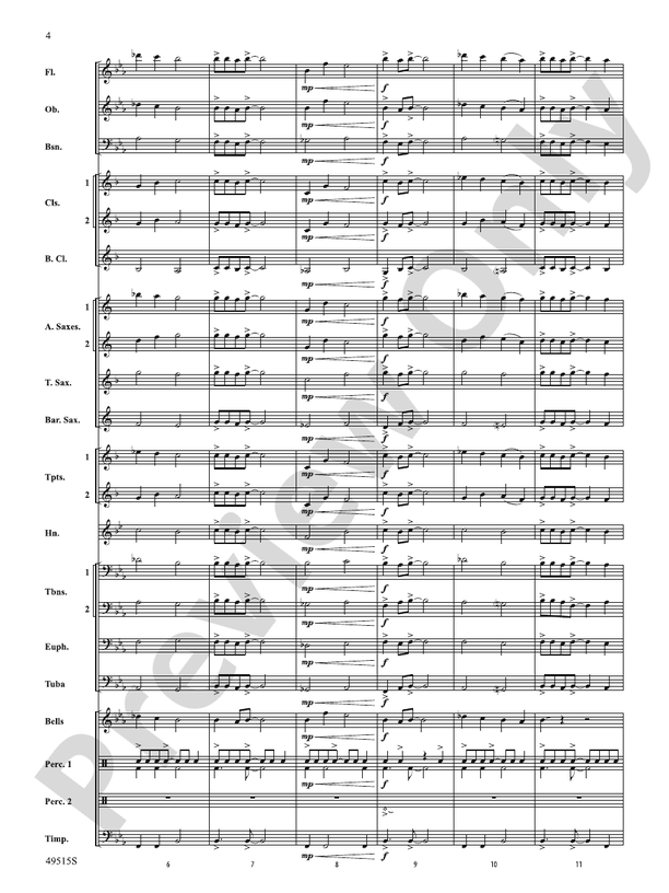 Bandwidth - Concert Band Conductor Score & Parts (Digital Download)