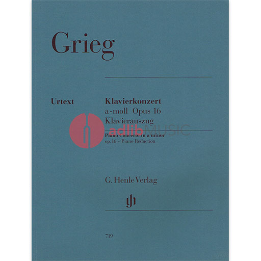 Grieg - Concerto Op16 in Amin - 2 Pianos 4 Hands Henle HN719