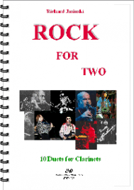 ROCK FOR TWO 10 DUETS FOR 2 CLARINETS - JASINSKI - CLARINET - JASINSKI