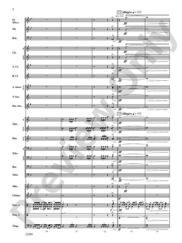 We Shall Lift Lamps of Courage - Concert Band Conductor Score & Parts (Digital Download)