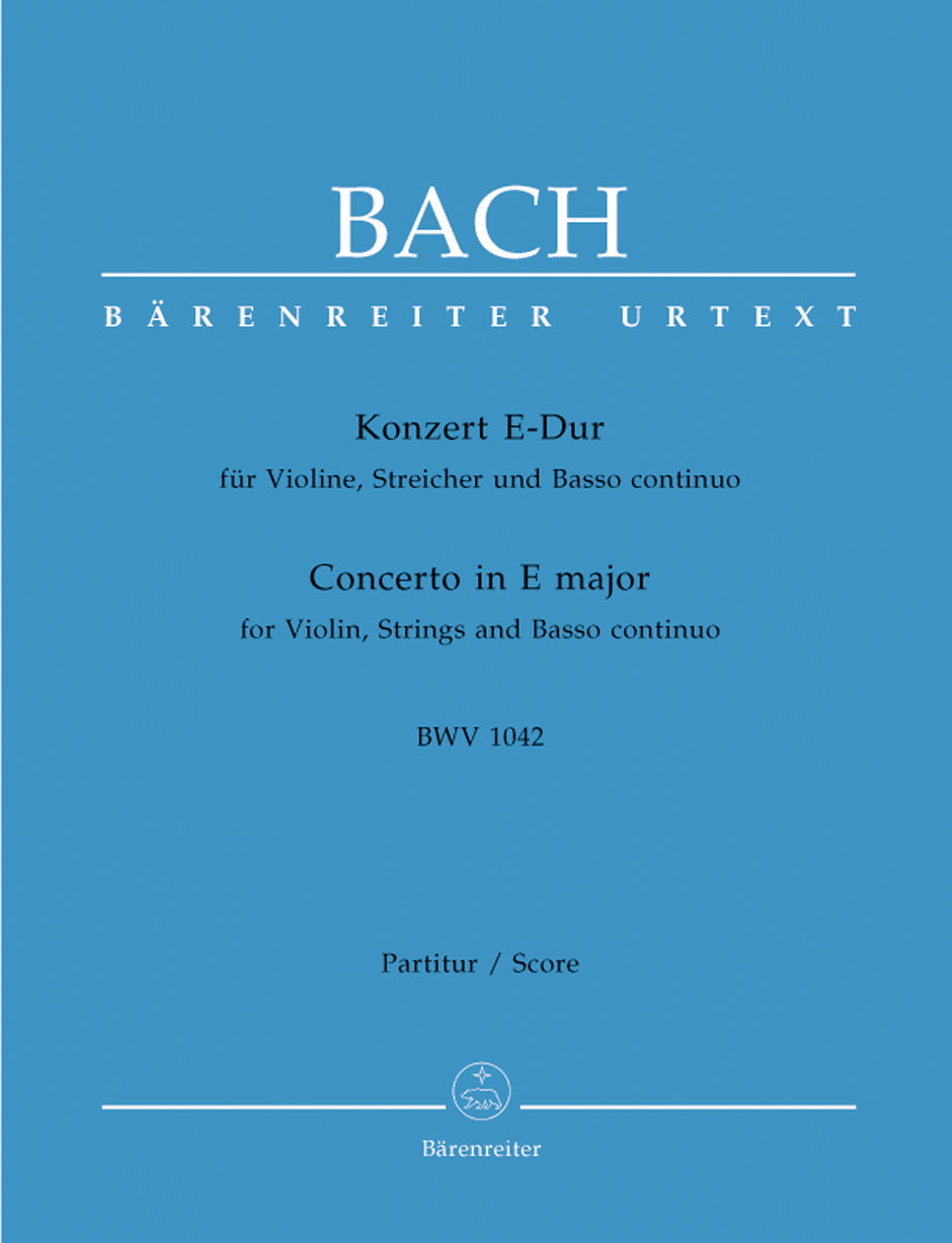 Bach - Violin Concerto in Emaj BWV1042 - Cello & Double Bass Part Barenreiter BA5190-04